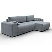 Диван угловой лига велюр-099 угол универсальный tower 10 серый еврокнижка