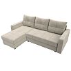 Диван угловой ливерпуль лайт левый угол бежевый еврокнижка