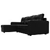 Диван угловой ливерпуль лайт левый угол черный еврокнижка