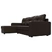 Диван угловой ливерпуль лайт левый угол коричневый еврокнижка