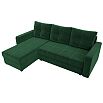 Диван угловой ливерпуль лайт левый угол seven 626 зеленый еврокнижка