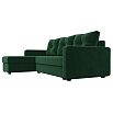 Диван угловой ливерпуль лайт левый угол seven 626 зеленый еврокнижка