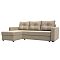 Диван угловой ливерпуль лайт велюр левый угол seven 729 бежевый еврокнижка