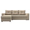 Диван угловой ливерпуль лайт левый угол seven 729 бежевый еврокнижка