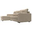 Диван угловой ливерпуль лайт левый угол seven 729 бежевый еврокнижка