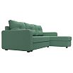Диван угловой ливерпуль лайт правый угол амур 11 зеленый еврокнижка