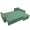 Диван угловой ливерпуль лайт правый угол амур 11 зеленый еврокнижка