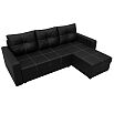 Диван угловой ливерпуль лайт правый угол черный еврокнижка