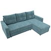 Диван угловой ливерпуль лайт правый угол seven 113 бирюзовый еврокнижка