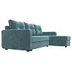 Диван угловой ливерпуль лайт правый угол seven 113 бирюзовый еврокнижка