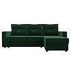 Диван угловой ливерпуль лайт правый угол seven 626 зеленый еврокнижка