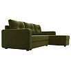 Диван угловой ливерпуль лайт правый угол зеленый еврокнижка