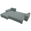Диван угловой нордстар рогожка левый угол амур 07 серый еврокнижка
