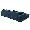 Диван угловой нордстар левый угол brut 11 синий еврокнижка