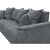 Диван угловой нордстар велюр левый угол brut 16 темно-серый еврокнижка