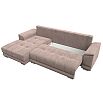 Диван угловой нордстар левый угол tower 05 бежевый еврокнижка