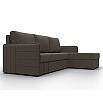 Диван угловой слим угол универсальный амур 05 коричневый еврокнижка