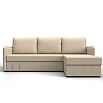 Диван угловой слим угол универсальный бежевый еврокнижка