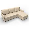 Диван угловой слим угол универсальный бежевый еврокнижка