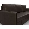 Диван угловой слим угол универсальный коричневый еврокнижка