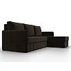 Диван угловой слим угол универсальный коричневый еврокнижка