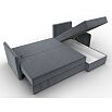 Диван угловой слим угол универсальный seven 17 серый еврокнижка