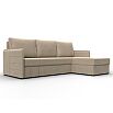 Диван угловой слим угол универсальный seven 729 бежевый еврокнижка