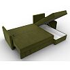 Диван угловой слим угол универсальный зеленый еврокнижка