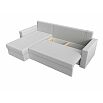 Диван угловой траумберг лайт левый экокожа белый еврокнижка