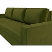 Диван угловой траумберг лайт левый микровельвет зеленый еврокнижка