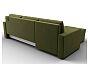 Диван угловой траумберг лайт левый микровельвет зеленый еврокнижка