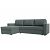 Диван угловой траумберг лайт левый угол амур 07 серый еврокнижка