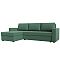 Диван угловой траумберг лайт рогожка левый угол амур 11 зеленый еврокнижка