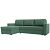 Диван угловой траумберг лайт левый угол амур 11 зеленый еврокнижка