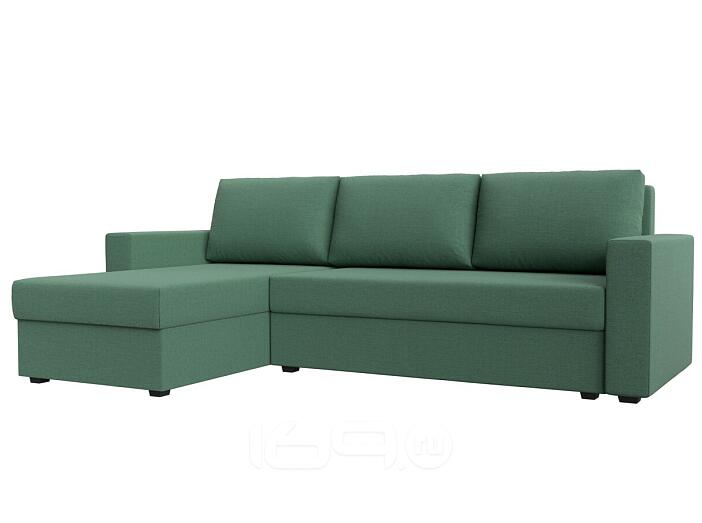 Диван угловой траумберг лайт левый угол амур 11 зеленый еврокнижка