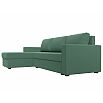 Диван угловой траумберг лайт левый угол амур 11 зеленый еврокнижка