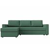 Диван угловой траумберг лайт левый угол амур 11 зеленый еврокнижка