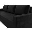 Диван угловой траумберг лайт левый велюр черный еврокнижка