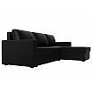Диван угловой траумберг лайт правый экокожа черный еврокнижка
