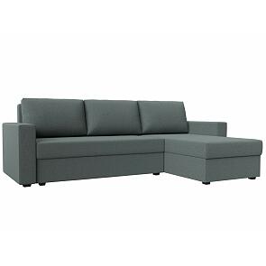 Диван угловой траумберг лайт правый угол амур 07 серый еврокнижка