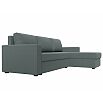 Диван угловой траумберг лайт правый угол амур 07 серый еврокнижка
