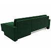 Диван угловой траумберг лайт правый велюр зеленый еврокнижка