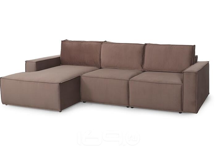 Диван угловой Тулон 5 Левый коричневый вариант 2