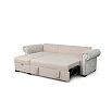 Диван угловой универсальный Цезарь бежевый вариант 2