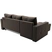 Диван угловой валенсия лайт левый угол seven 727 коричневый еврокнижка