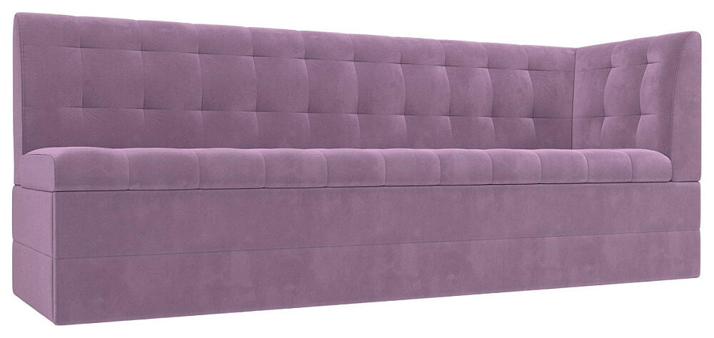Кухонный диван Бриз с углом справа Микровельвет Сиреневый 33999₽