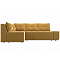 Угловой диван Амадэус микровельвет Желтый левый угол