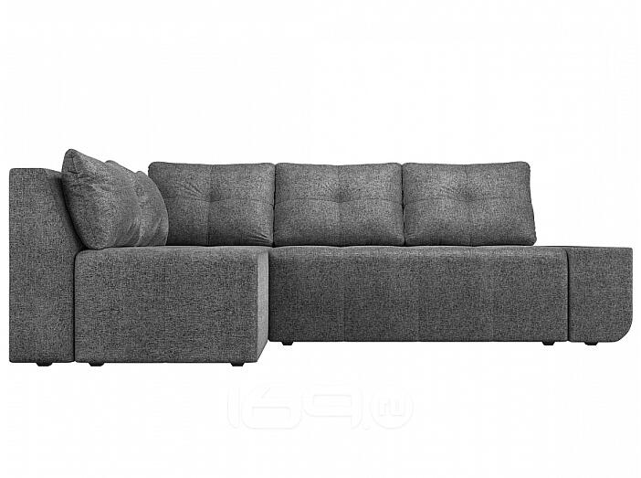 Угловой диван Амадэус рогожка Серый левый угол