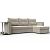 Угловой диван атланта микровельвет бежевый угол правый еврокнижка