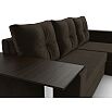 Угловой диван атланта микровельвет коричневый угол правый еврокнижка